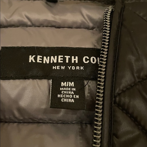 Kenneth Cole Women's Black Long Puffer Coat - Picture 2 of 3